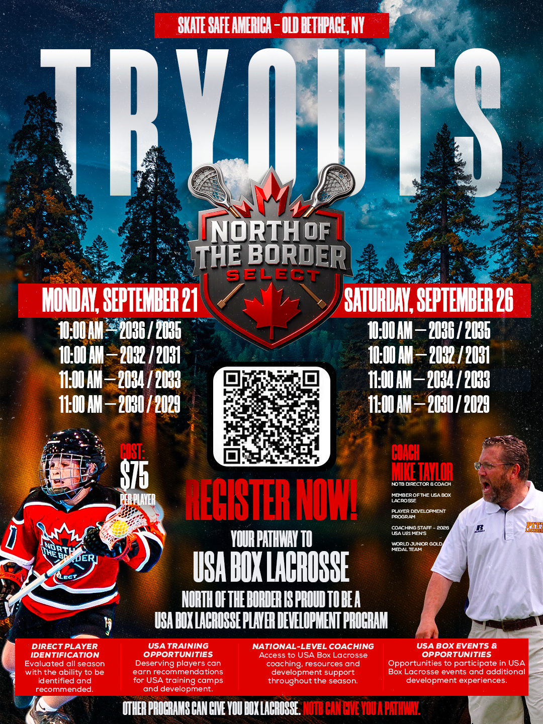 NOTB Select Tryouts 2026 NOTB Select Team Tryouts